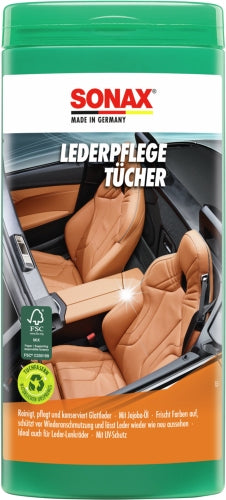 SONAX 412300 Lederpflege Tücher