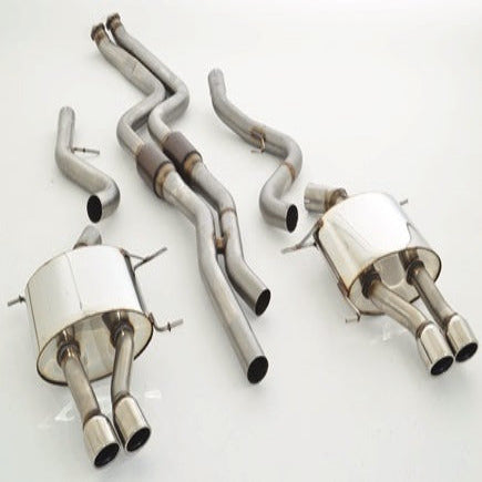 Friedrich Motorsport 881337AD-X Ø 2x70mm Duplex-Anlage mit 200 Zellen Sport-Kats. BMW E92/E93