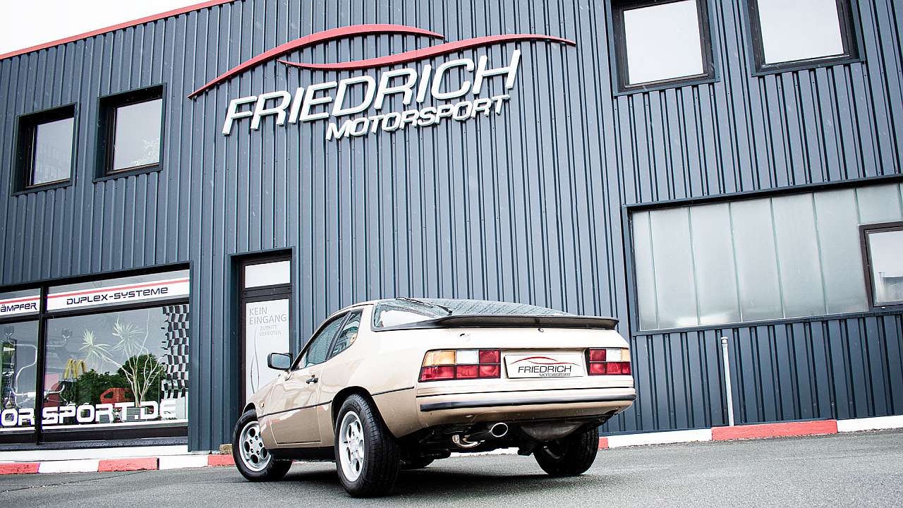 Friedrich Motorsport 970103-X Sportendschalldämpfer passend für Porsche 924