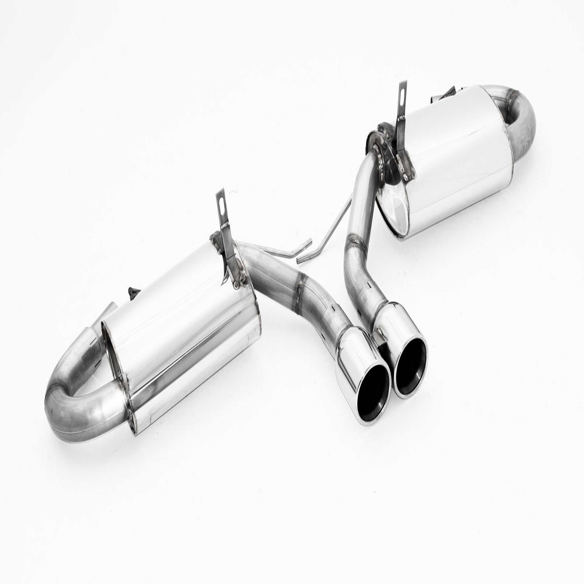 Friedrich Motorsport 970130-x Sportendschalldämpfer mittig passend für Porsche Boxster Typ 986