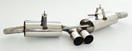 Friedrich Motorsport 970132-x Sportendschalldämpfer mittig passend für Porsche Boxster Typ 986