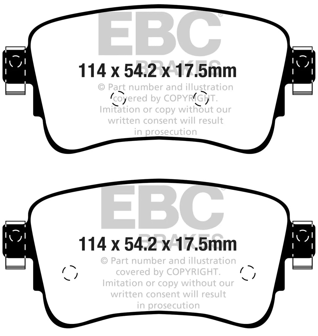 EBC Bremsbeläge Blackstuff HA für Audi A5, A6, A7, Q5 - DPX2435 EBC Brakes