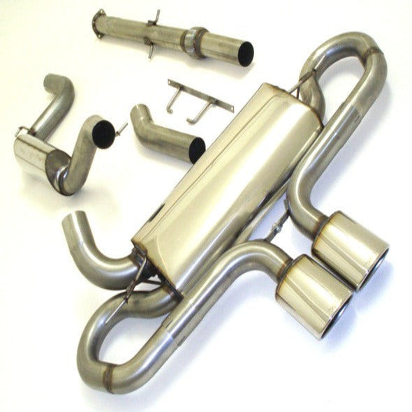 Friedrich Motorsport M981202KT-X3-X mittige 76mm Anlage Ford Focus III Turnier DYB ST