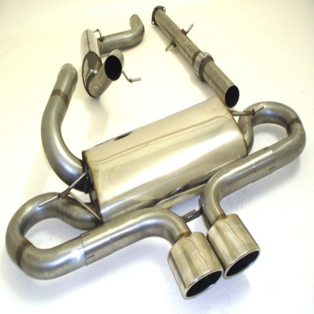 Friedrich Motorsport M981202T-X3-X mittige 76mm Anlage Ford Focus III Schrägheck ST