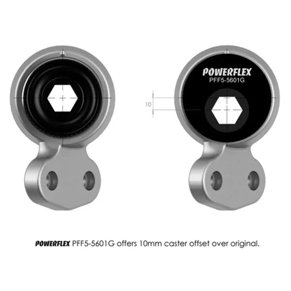 Powerflex PU Buchsen Querlenker Lager Nachlauf 66mm BMW Z4M E85 & E86 (2006-2009) - PFF5-5601GBLK Powerflex