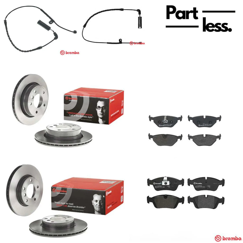 Brembo Bremsensatz Vorderachse + Hinterachse für BMW 3er E46 Brembo