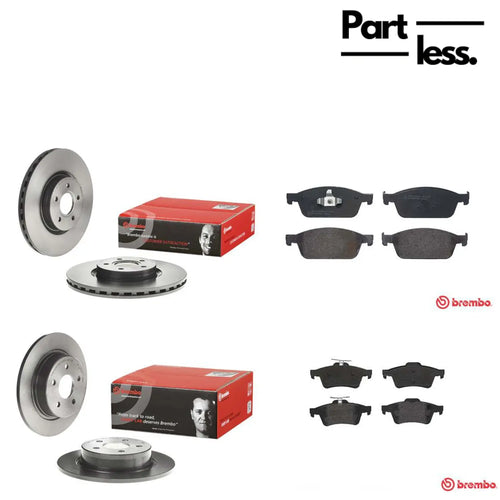Brembo Bremsensatz Vorderachse + Hinterachse  für Ford Kuga 2,Transit,Tourneo Brembo