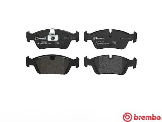 Brembo Bremsensatz Vorderachse + Hinterachse für BMW 3er E46 Brembo
