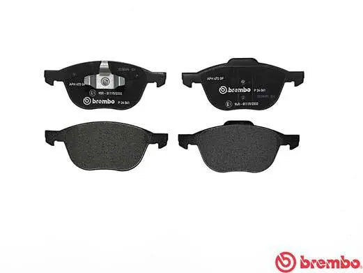 Brembo Bremsensatz Vorderachse + Hinterachse für Ford Focus, C-Max Volvo V40,V50, S40 Brembo