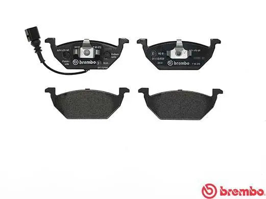 Brembo Bremsensatz Vorderachse + Hinterachse für Audi A3 (8L), Seat Leon (1M1), Skoda, VW Brembo