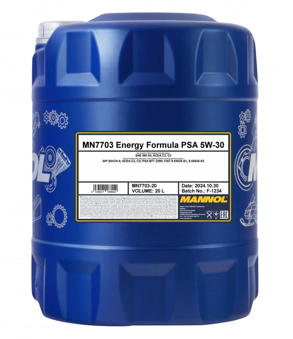 MANNOL 7703 Motoröl Energy Formula PSA 5W-30 Mannol