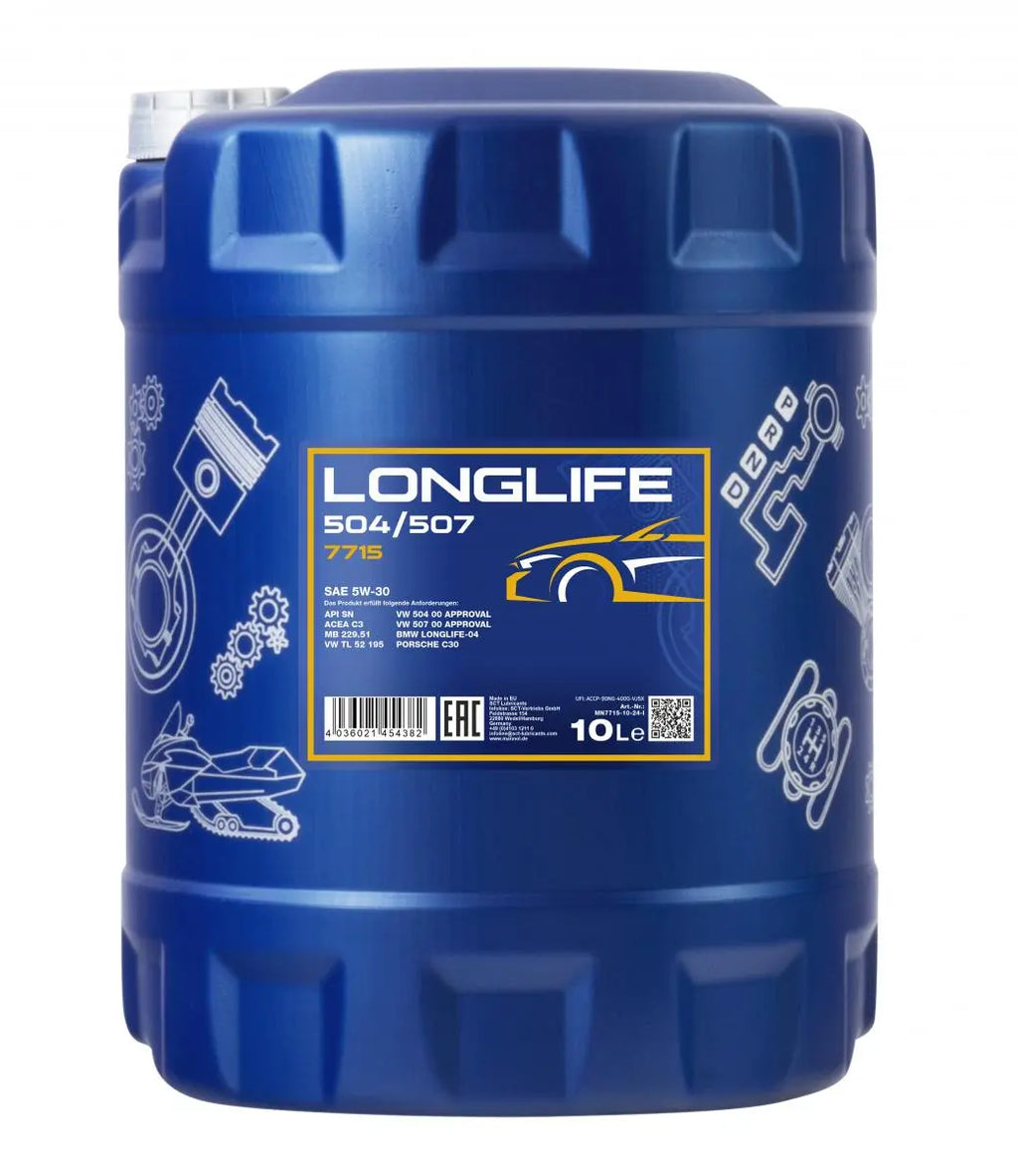 MANNOL 7715 Motoröl Longlife 504/507 5W-30 Mannol