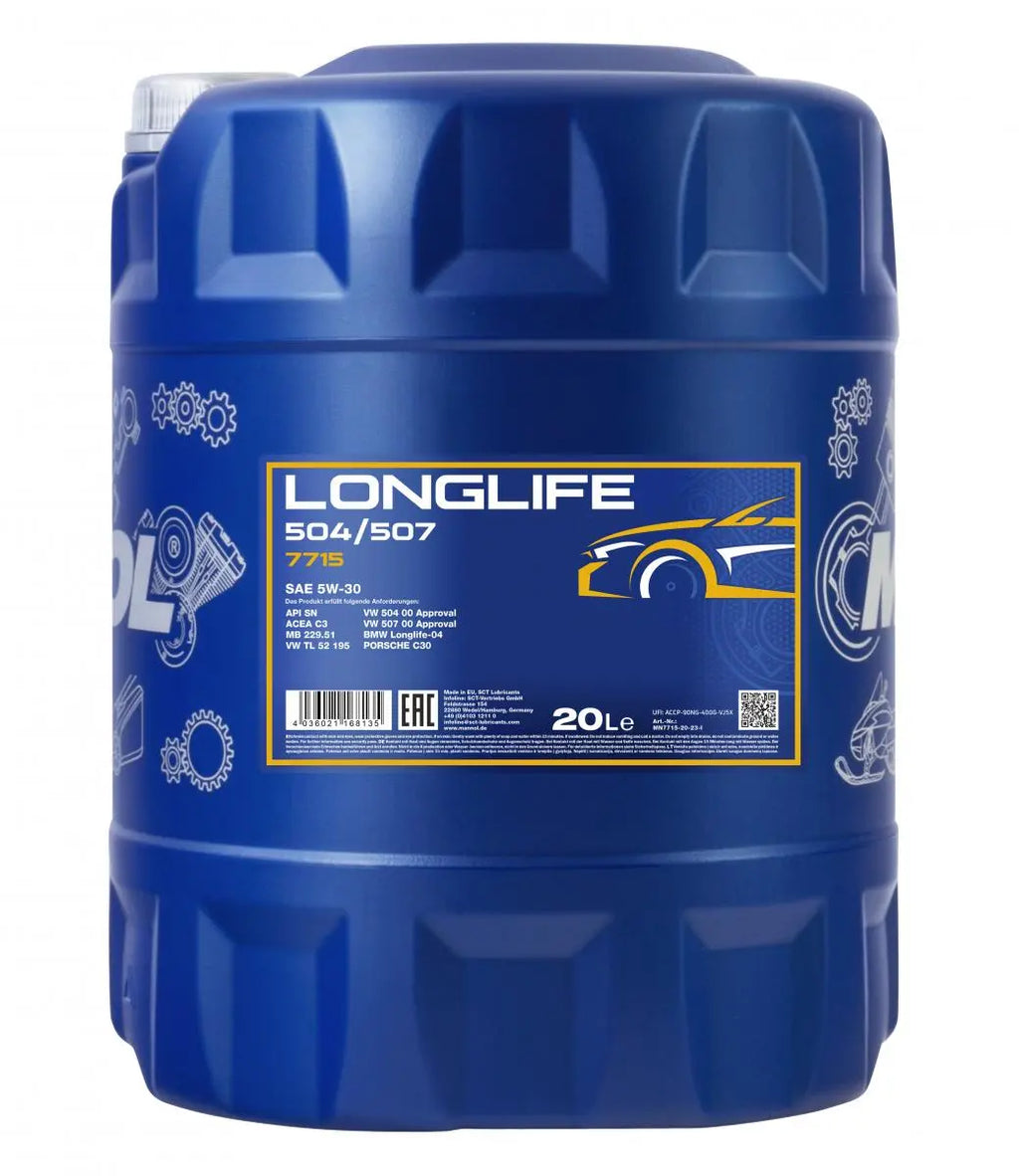 MANNOL 7715 Motoröl Longlife 504/507 5W-30 Mannol